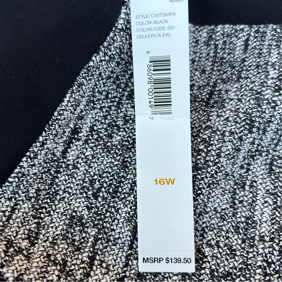 DKNYC Paneled Colorblock Dress 16W NWT - Picture 3 of 5